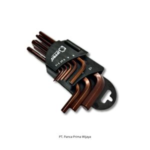 Juego de Llaves Hexagonales Cortas Métricas LIPRO de 9 Piezas de Alta Calidad |   Llaves Allen de Acero al Cromo Vanadio para Uso Industrial y Automotriz OEM - Product Image 5