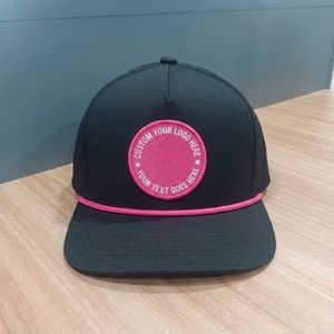 Casquette de golf personnalisée à 5 panneaux, perforée, découpée au laser, avec logo brodé, OEM, ODM, marque privée, vente en gros, faible MOQ - Product Image 1