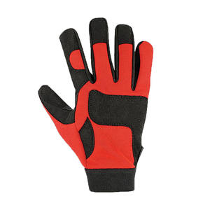 Venta caliente logotipo personalizado ODM servicios fábrica coser en precio asequible Guantes de mecánico - Product Image 2