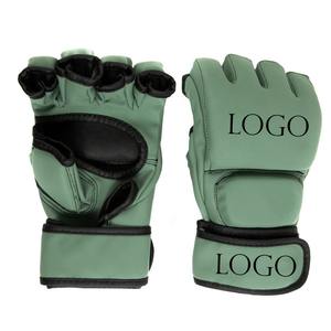Gants d'entraînement respirants antidérapants demi-doigts Gants de MMA durables Ajustement ample Toutes saisons Tenue 100% polyester Gants de MMA pour hommes - Product Image 3
