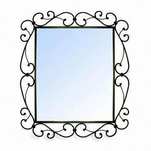 Décoration de restaurant et d'hôtel miroir mural design floral forme personnalisée miroir mural tendance de haute qualité moderne - Product Image 6