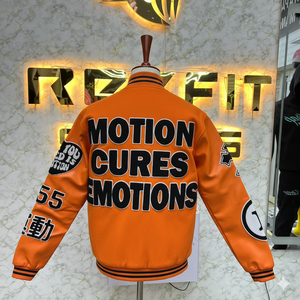 Nouveau Style Meilleur Matériel Brodé Laine et Soie Veste pour Hommes avec Fermeture à Bouton Couvert versity vestes Lettermen vestes - Product Image 2