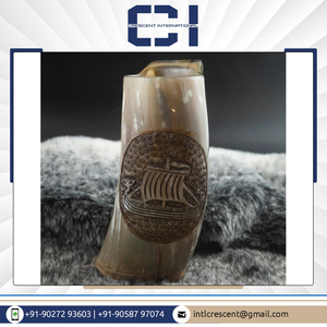 100% pour la tasse originale de corne à boire de Viking stock poli de vente chaude pour le vin pour le style de fête inspiré - Product Image 5