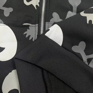 เสื้อฮู้ดมีซิปโอเวอร์ไซส์สำหรับผู้ชายเสื้อมีฮู้ดแฟชั่นพิมพ์โลโก้ได้ตามต้องการ - Product Image 4