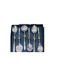 Ensemble de couverts en métal de qualité supérieure pour les occasions de dîner formelles, avec un design élégant et moderne, en acier inoxydable durable - Product Image 6