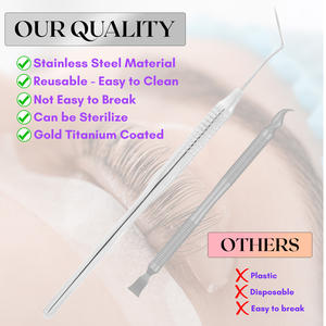 Herramienta Separadora de Pestañas y Cejas con Logotipo Personalizado, de Acero Inoxidable, Precisión Profesional, para Salón de Belleza - Product Image 6