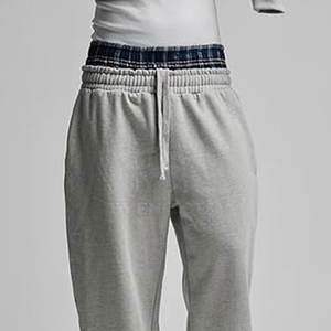 Pantalon décontracté pour homme, confortable, à double taille, coupe droite, brodé, doublé polaire, 100% coton, qualité supérieure, sur mesure, marque personnalisée - Product Image 5