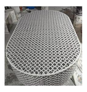 Table basse en nacre avec logo personnalisé, design personnalisable pour salon, qualité standard - Product Image 2