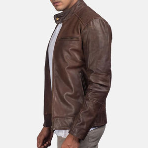 Chaqueta de Cuero para Hombre con Estampado Digital, el Mejor Diseño, Superventas, Tendencia, Precio Económico, Chaqueta de Cuero Totalmente Personalizada para Hombre - Product Image 3