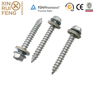 Hex EPDM máy giặt đầu loại 17 điểm cắt tự khai thác vít lợp Vít Hex mặt bích với máy giặt cao su - Product Image 5