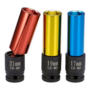 OEM ODM Taiwán Proveedor 1/2 "2-Way Universal Impact Deep Socket Fosfato Manganeso y acabado de revestimiento ED - Product Image 1