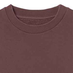 Sudadera de Algodón 100% con Cuello Redondo Extra Grande, Estilo Francés, Sudadera de Lujo para Hombre - Product Image 3