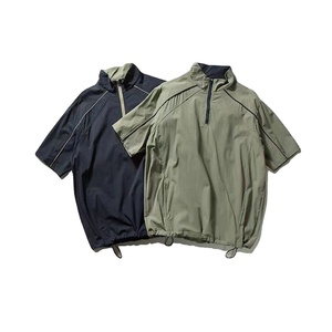 Wholesale Outdoor Custom <b>Men</b> Sleeve Reversible Golf <b>Pullover</b> High Performance <b>Jacket</b> Water-resistant Windbreaker - Product Image 2