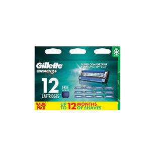 Maquinilla de Afeitar Gillette Mach 3 Plus para Hombre y Cartuchos en Varios Tamaños de Paquete, Origen Vietnam - Product Image 6