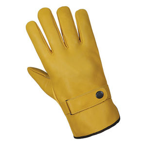 Meilleure fabrication Gants de travail en cuir de chèvre de vache Gants de conducteur Anti-coupure Anti-impact Fonctions Gants d'usage général - Product Image 2