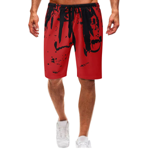 Pantalones cortos deportivos informales de verano para hombre, pantalones de malla de secado rápido para gimnasio y playa, pantalones cortos de entrenamiento antiarrugas para correr, gimnasio, tela de lona - Product Image 5