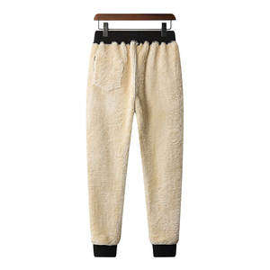 <b>Men's</b> <b>Winter</b> Fleece Pants Casual Fashion Plus Size Joggers Sweatpants Lightweight Thicken <b>Trousers</b> with Lambs Wool Warm Material - Product Image 4