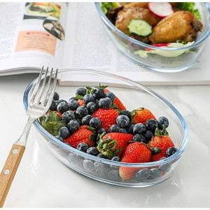 Teglia Ovale in Vetro da 1,5 L, Resistente per Cuocere e Conservare Alimenti - Product Image 5