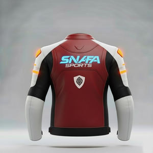 Blouson de moto en cuir de haute qualité pour homme, grande taille, nouvelle arrivée, coupe-vent, fermeture éclair, respirant - Product Image 2