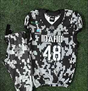 Ensembles à manches courtes d'uniformes de football américain sublimés de haute qualité avec caractéristique de taille plus respirante - Product Image 2