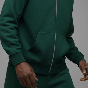 Sudadera con Capucha para Hombre con Bolsillos Delanteros, Sudadera Informal con Cremallera para Hombre / Sudadera con Capucha de Color Sólido Transpirable y Económica Ajustable para Hombre - Product Image 5