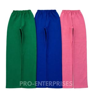 Pantalon décontracté léger pour homme en laine anti-boulochage, taille mi-haute avec cordon de serrage, broderie imprimée, collection automne - Product Image 2