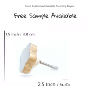 Forme de nuage blanc résine or Accent boutons pour porte tiroir armoire placard armoire cuisine chambre et salle à manger Applications - Product Image 3