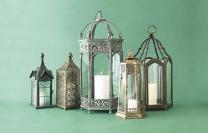 Diseño elegante, pintura personalizada, soporte de Metal dorado y vidrio, portavelas para regalo de Navidad, decoración del hogar - Product Image 5