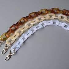 Chaîne en résine à maillons ouverts, chaîne de poignée de sac à main, sangles de remplacement de sac à main réglables bricolage - Product Image 4