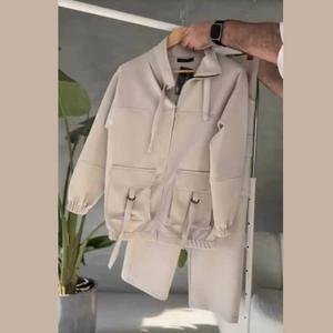 Ensemble deux pièces de vêtements de sport décontractés pour hommes unisexe Leggings en tricot thermique à séchage rapide tenue d'été à motif 3D imprimé - Product Image 2