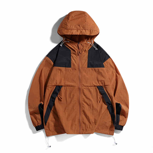 ¡Novedad de 2025! Chaqueta cortavientos de diseño personalizado para hombre, lona transpirable, manga larga, cuello levantado con cremallera - Product Image 2