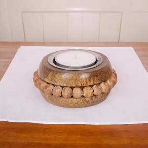 Wholesale Supply Handcrafted Wooden <b>Tealight</b> <b>Holder</b> for Cozy Home Decor and Ambient Lighting Options From India - Product Image 4