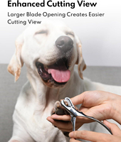 Coupe-ongles et lime à ongles pour chien FLAMIA & JABZ Coupe-ongles professionnel pour animaux de compagnie Convient aux chiens, chats, lapins et cochons d'Inde