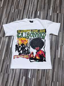 เสื้อยืดถักแบบลำลองสำหรับผู้ชายขนาดใหญ่พิเศษผ้าฝ้าย100% ขนาดใหญ่ย้อมพิมพ์ลายว่างเปล่าสั่งทำได้ - Product Image 3