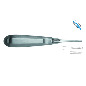 Elevador de Raíces Lindo-Levian de Acero Inoxidable de Alta Calidad, Figura 1, Ancho 3.0 mm, Fabricante de Instrumentos Dentales - Product Image 6