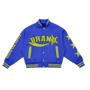 Vestes d'université en toile avec logo personnalisé pour hommes de grande taille Blazers d'université conception simple de letterman vente en gros de veste d'université vierge pour homme - Product Image 1