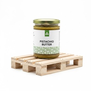 Beurre de pistache biologique tout naturel, frais et emballé avec des protéines à base de plantes et des graisses saines pour une alimentation propre - Product Image 1