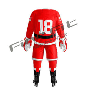 เครื่องแบบผ้าฝ้ายสั่งทำสำหรับทีมฮ็อกกี้น้ำแข็งสำหรับผู้ชายและผู้หญิง - Product Image 6
