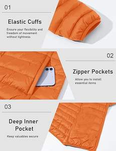 2025 Vêtements d'extérieur d'hiver isolés légers et imperméables OEM Fashion Streetwear Bulk Wholesale Supplier - Product Image 5