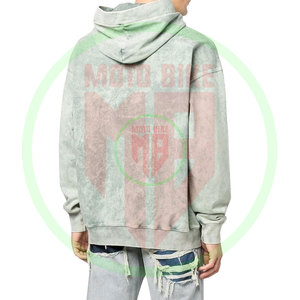 Sweat à capuche pour homme avec logo personnalisé, lavage à l'acide, streetwear, sweat à capuche lourd pour homme, qualité supérieure, sweat à capuche pour homme - Product Image 2