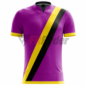 Ropa de equipo juvenil, camisetas de fútbol personalizadas de secado rápido, camisetas de Material de poliéster para hombres, camisetas OEM con impresión por sublimación - Product Image 6