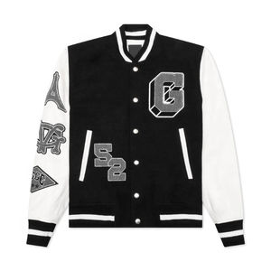 OEM Custom Varsity <b>Jacket</b> School College Baseball Letterman Varsity <b>Jacket</b> for <b>Men</b> Embroidery Logos Breathable - Product Image 1