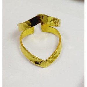 Vintage Statement Brass Gemstone <b>Ring</b> 18K Gold Plated with Claw Inlay Technology Fashionable Stylish for Children Gift Occasions - Product Image 2