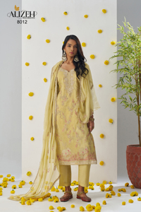 Festive Kurti Pant Co-ord Premium Silk Blend Léger pour Puja - Product Image 2