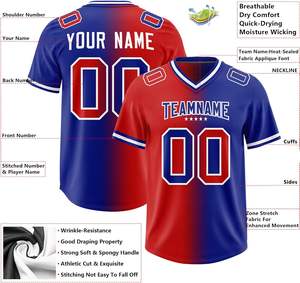 Camiseta elegante de fútbol americano con nombre y número personalizados, duradera y ligera para deportes y entrenamiento de alto impacto - Product Image 3
