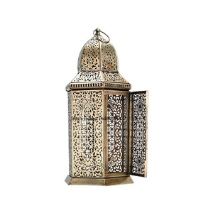Customized Metal Hanging <b>Lantern</b> Gold Finished for Wedding Event Party Tabletop Decoration Brass <b>Candle</b> <b>Lantern</b> - Product Image 5