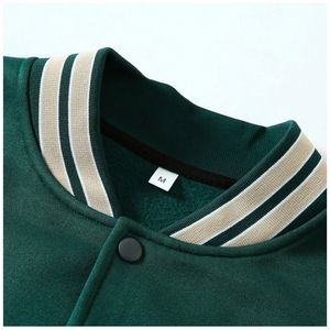 Veste de baseball pour hommes nouveauté Style universitaire veste à manches longues manteau d'hiver Baseball Letterman Varsity veste - Product Image 6