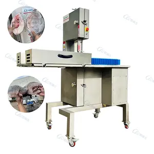 High Quality Commercial Electric Frozen Meat Pig Trotter Splitting Bone Cutter Machine