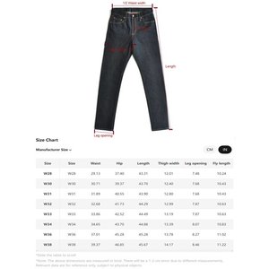 Jeans pour homme en coton 100% respirant, coupe droite, coupe régulière, taille mi-haute, denim sanforisé, ourlet brut, bouton, hiver, 18 oz - Product Image 6