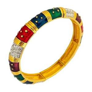 Pulsera de moda con botón de aleación de estilo bohemio multicolor regalo para amigos - Product Image 3